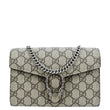 GUCCI Dionysus GG Supreme Crossbody Chain Wallet Beige 401231