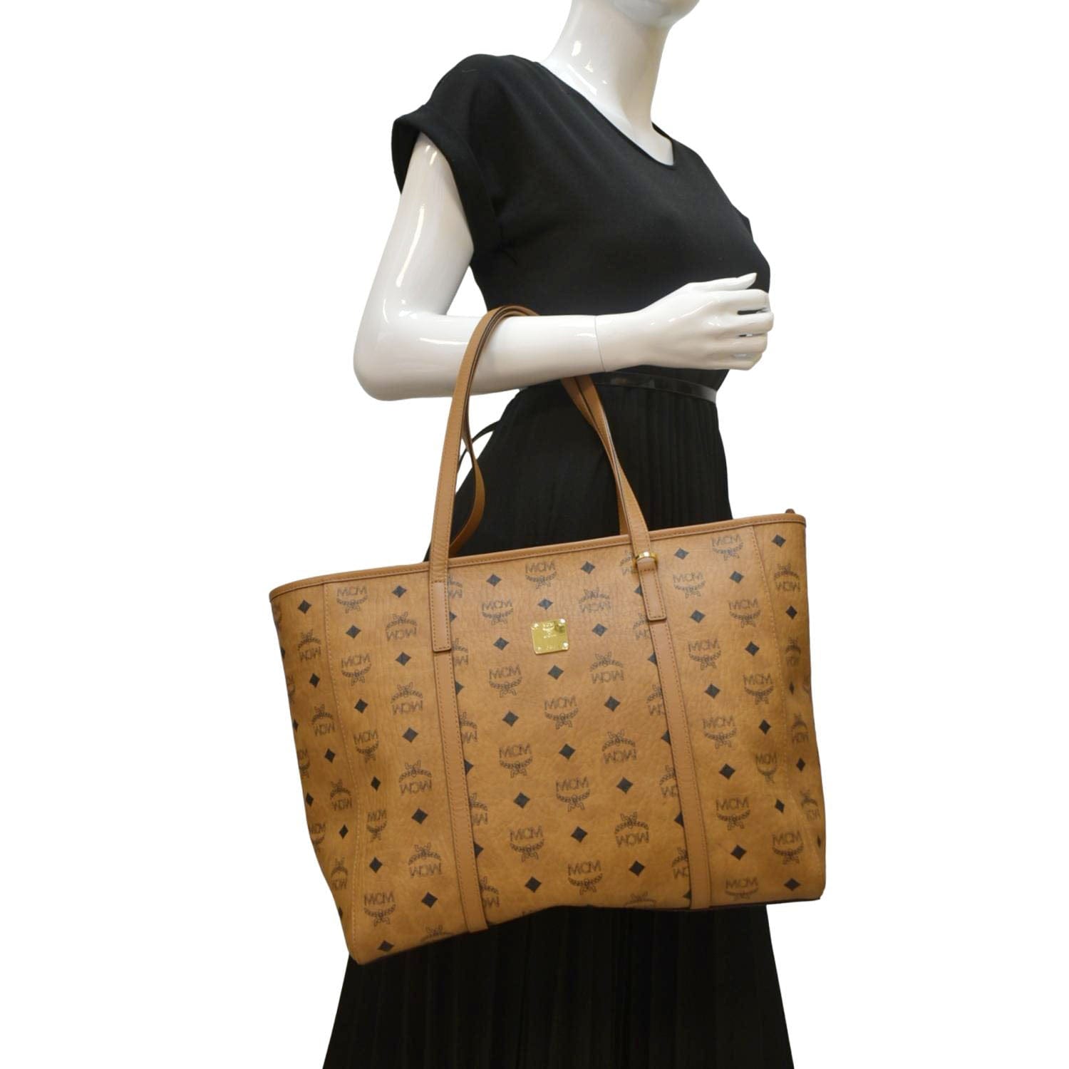 MCM, Bags, Original Mcm Classic Leather Shopper Tote Bag