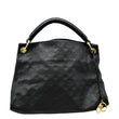 LOUIS VUITTON Artsy MM Empreinte Leather Hobo Bag Black