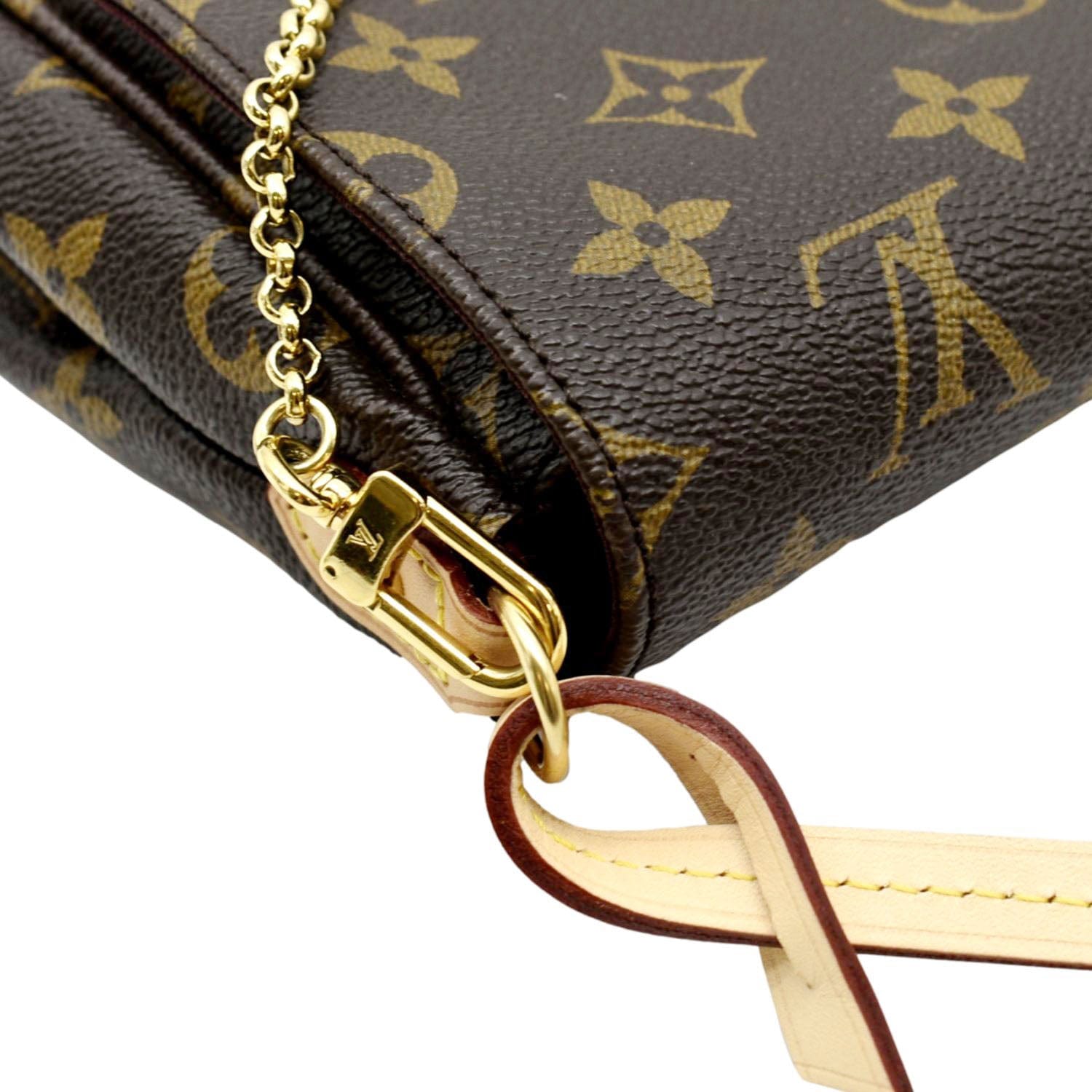 Favorite cloth crossbody bag Louis Vuitton Brown in Cloth - 36020688