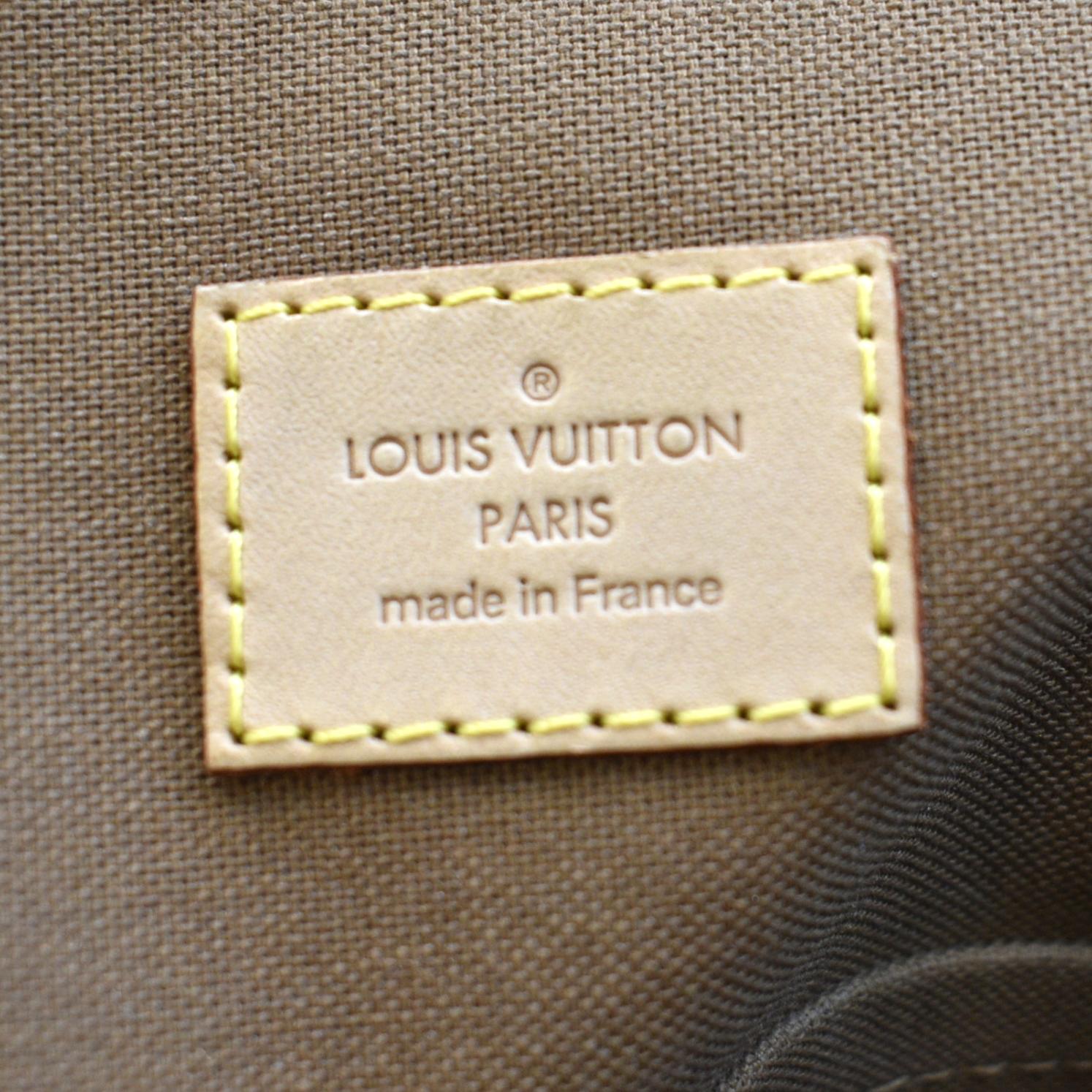 Louis Vuitton Lock It Blurry Monogram Brown in Coated Canvas