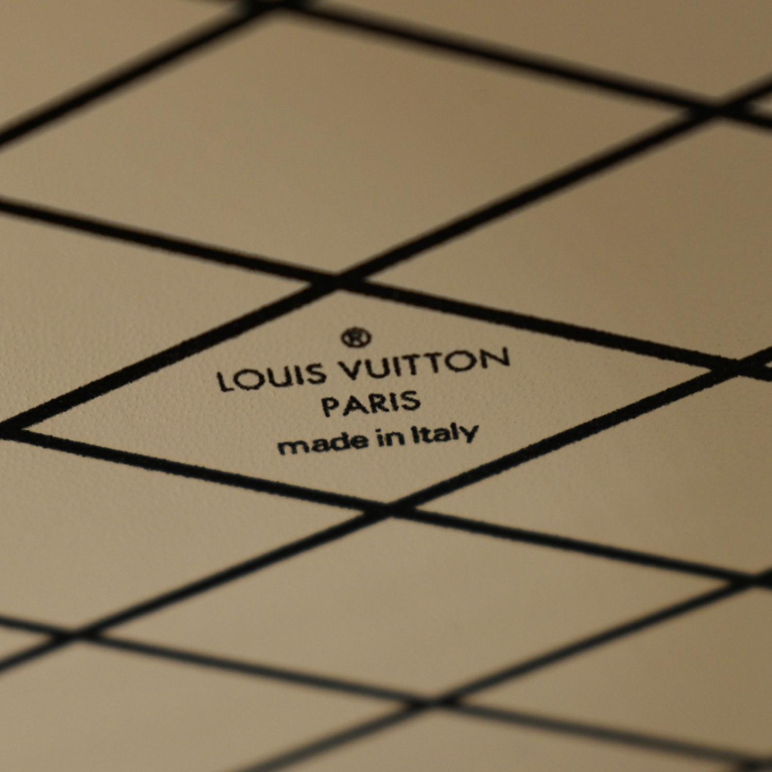 Louis Vuitton Brown Monogram Logo In Colorful Square Pattern