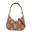 LOUIS VUITTON Bagatelle Monogram Empreinte Leather Shoulder Bag Rose Trianon