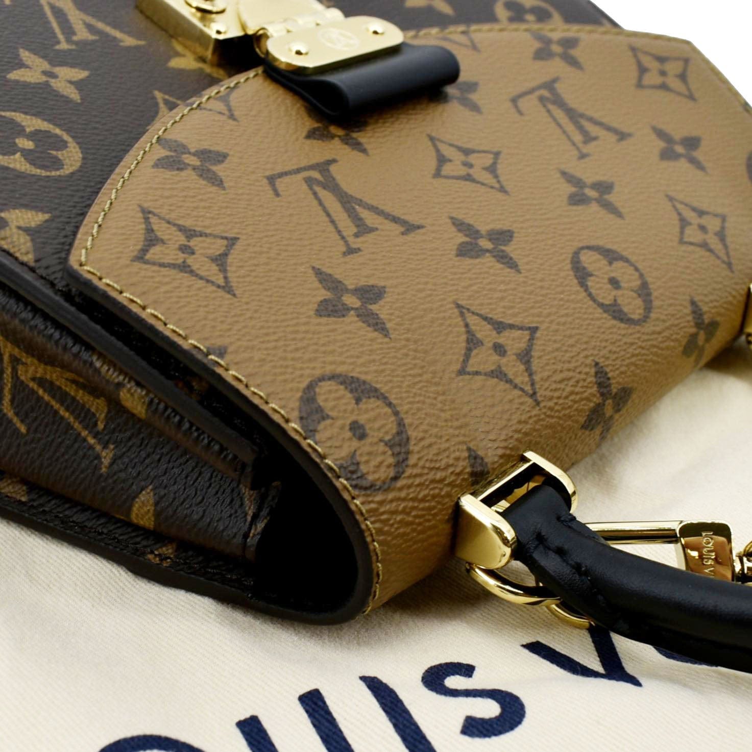 Louis Vuitton Chantilly Lock Handbag Reverse Monogram Canvas and Leather
