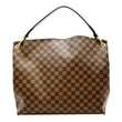 LOUIS VUITTON Graceful MM Damier Ebene Shoulder Bag Brown