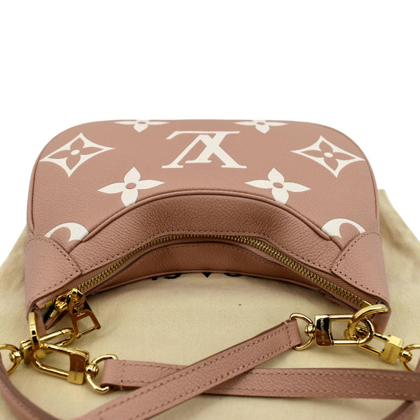 LOUIS VUITTON Bagatelle Monogram Empreinte Leather Shoulder Bag Rose Trianon