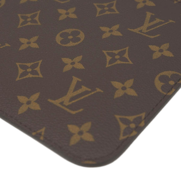 LOUIS VUITTON  Monogram Canvas Wristlet Pouch Pivoine