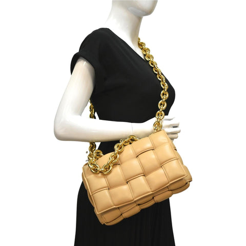 Bottega Veneta Chain Cassette Leather Crossbody Bag - Full View