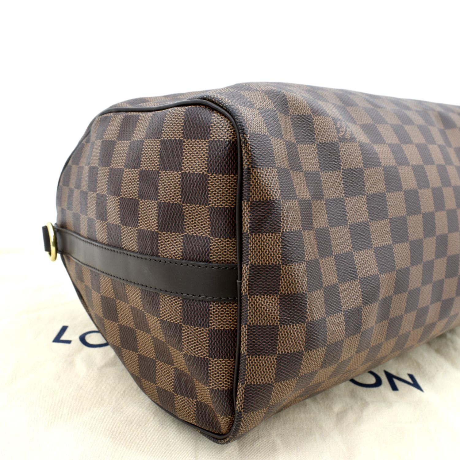 LOUIS VUITTON Speedy 35 Bandouliere Damier Ebene Shoulder Bag