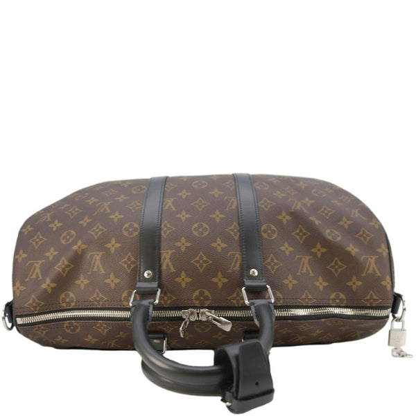 LOUIS VUITTON Keepall 45 Monogram Canvas Travel Bag Black