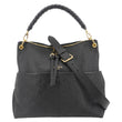 LOUIS VUITTON Maida Monogram Empreinte Leather Hobo Shoulder Bag Black