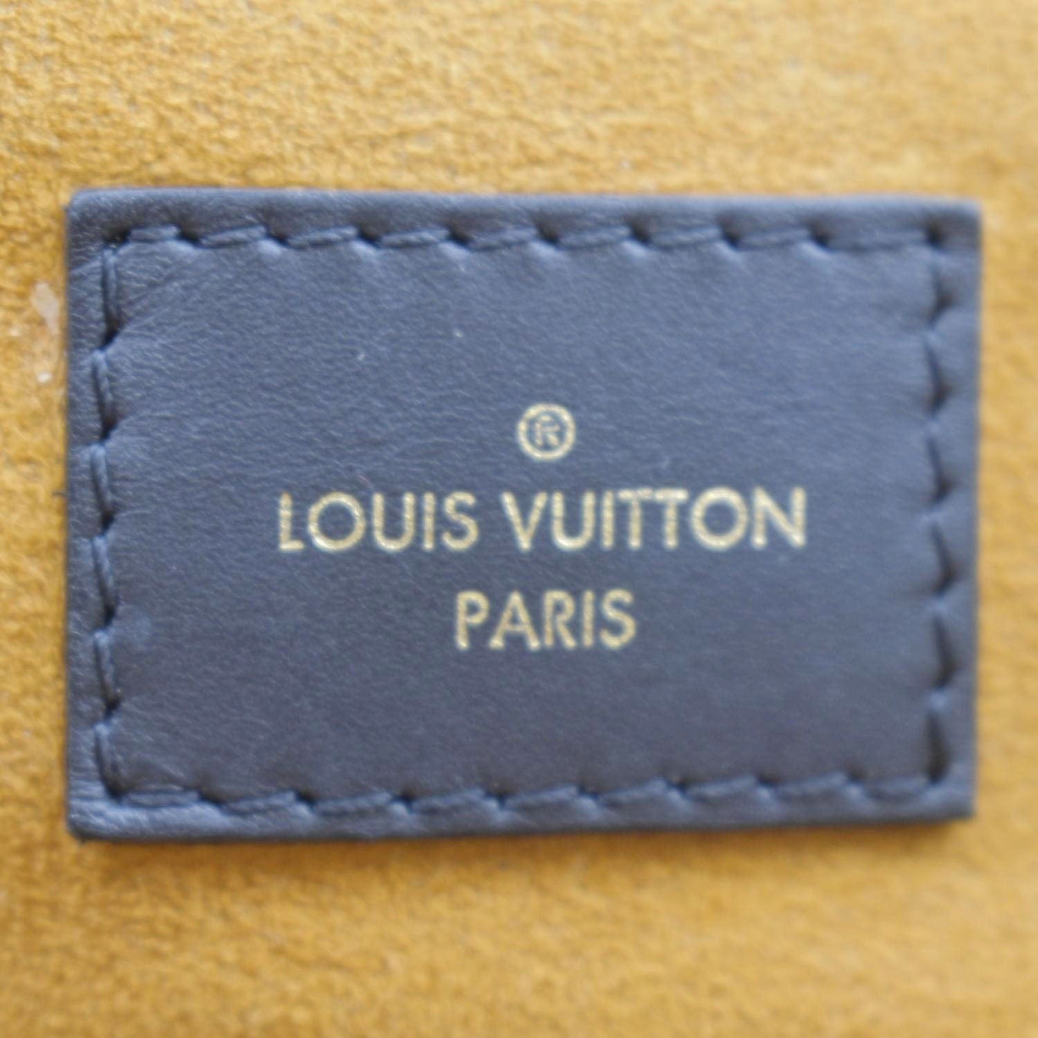 LOUIS VUITTON Onthego GM Monogram Empreinte Leather Tote Bag Black - H