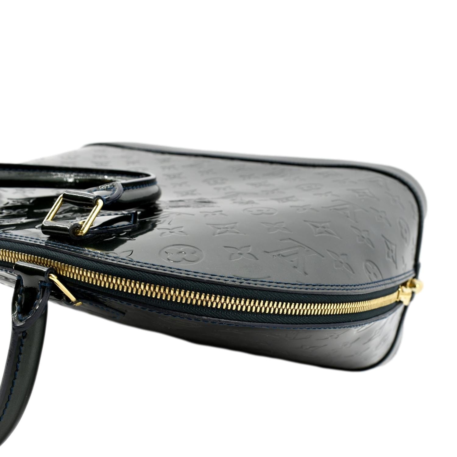 Louis Vuitton Alma GM Monogram Vernis Leather Satchel Bag