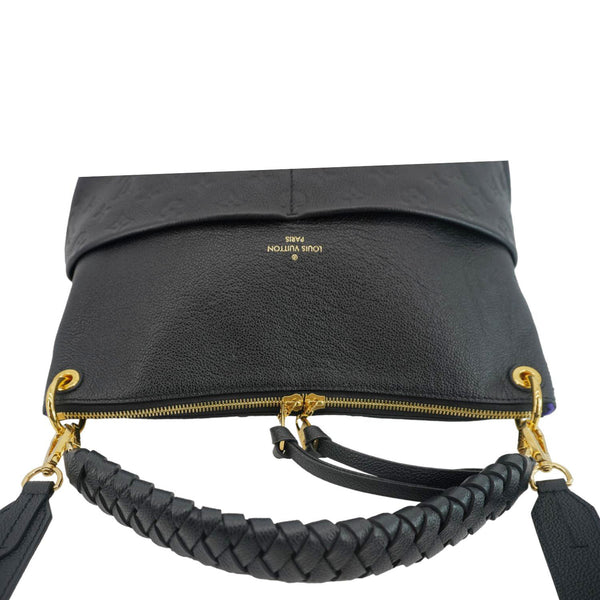 LOUIS VUITTON Maida Monogram Empreinte Leather Hobo Shoulder Bag Black