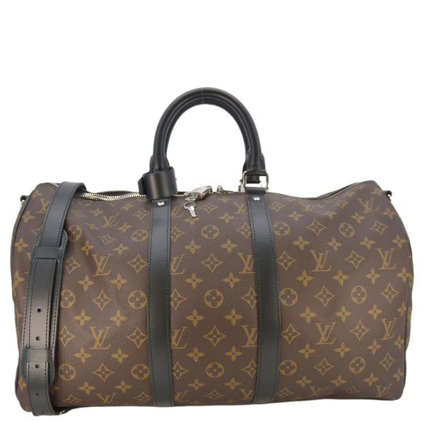 LOUIS VUITTON Keepall 45 Monogram Canvas Travel Bag Black