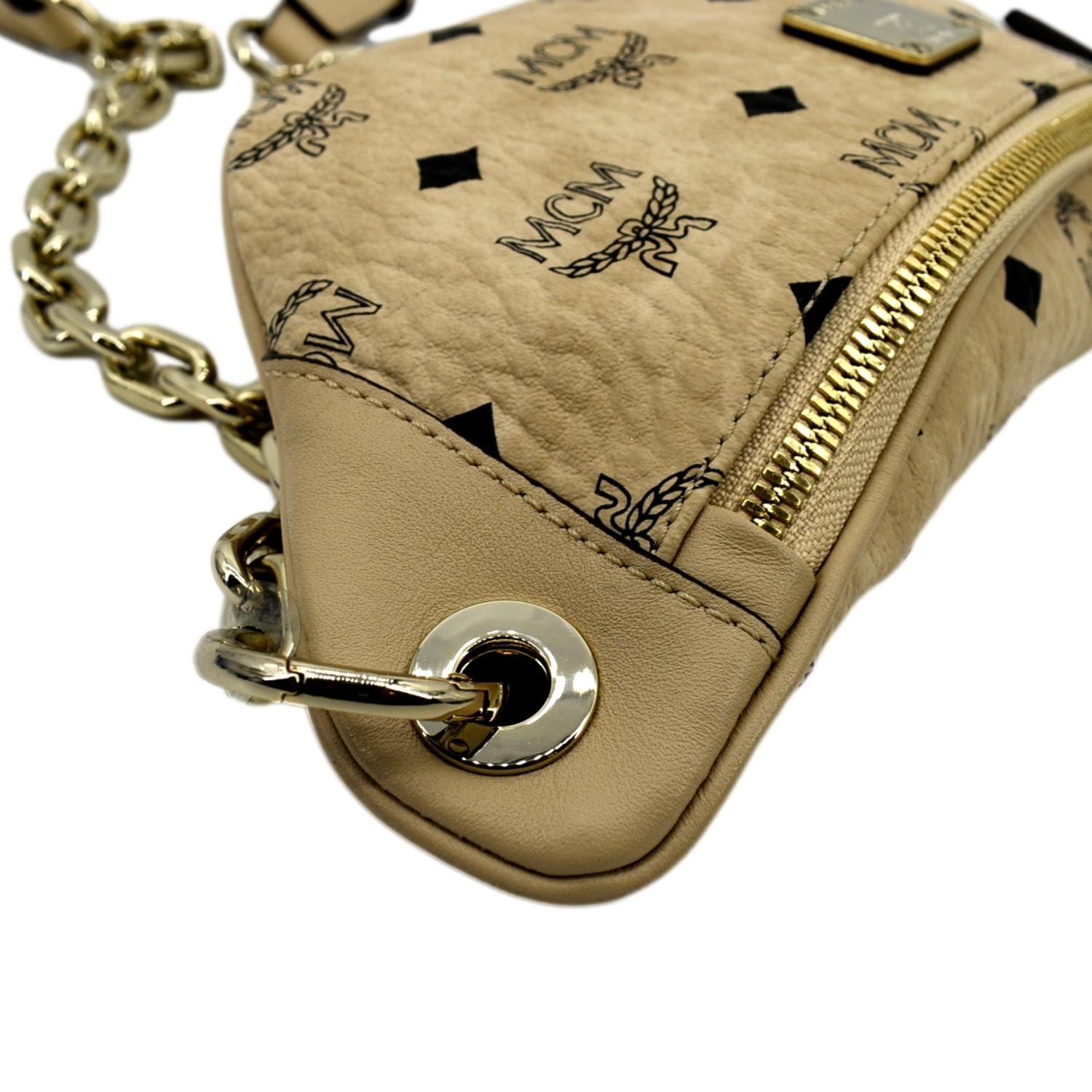 MCM Small Visetos Belt Bag — Otra Vez Couture Consignment