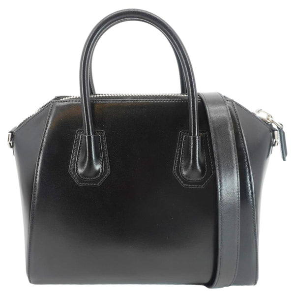 GIVENCHY Antigona Small Leather Satchel Shoulder Bag Black