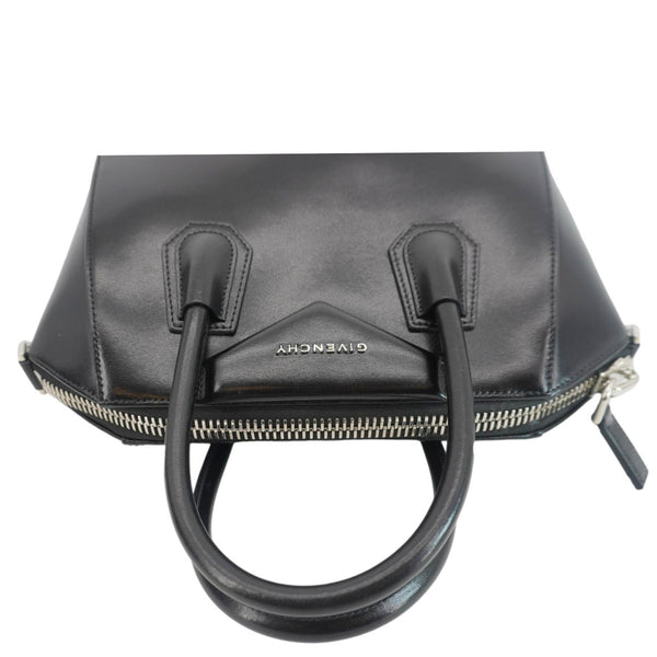 GIVENCHY Antigona Small Leather Satchel Shoulder Bag Black