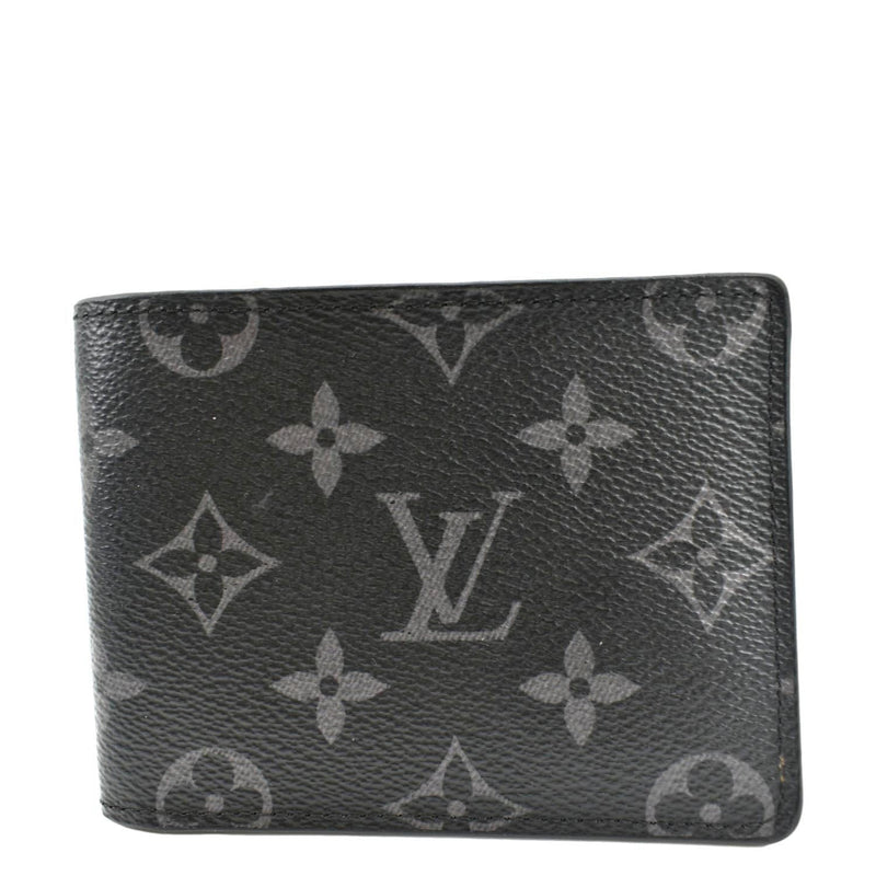 Louis Vuitton Multiple Wallet Monogram Eclipse Lagoon Blue in Taiga Cowhide  Leather/Coated Canvas - US