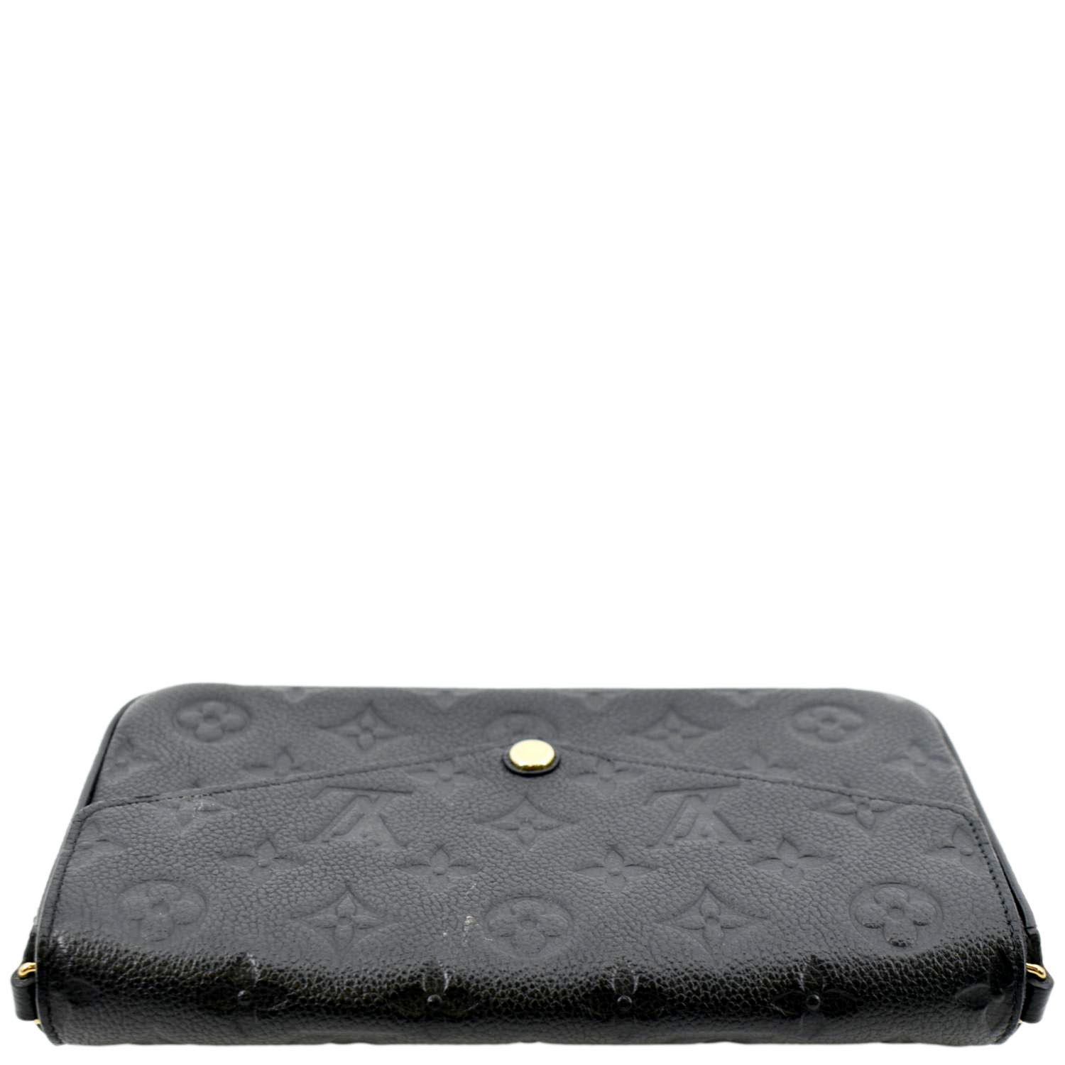 Shoulder Bag And Pouch FELICIE POCHETTE Dove Grey Empreinte Leather With  Bold Cream Flower Print Envelope Detachable Black Gold Chain 3 Multi Clutch POCHETTE  FELICIE 69977 From Bagbag051, $28.36