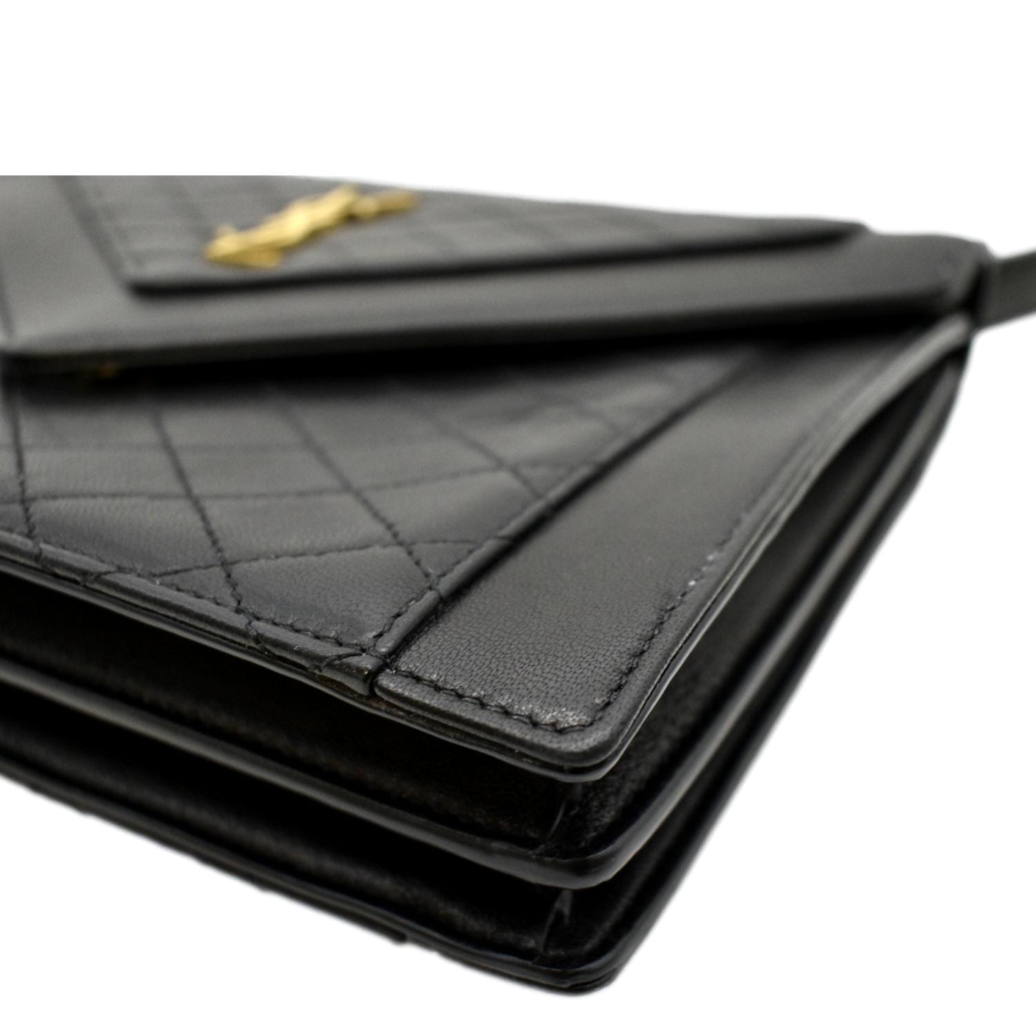 Small Gaby Quilted Leather Envelope Wallet