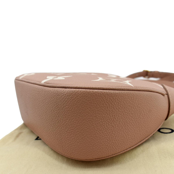 LOUIS VUITTON Bagatelle Monogram Empreinte Leather Shoulder Bag Rose Trianon