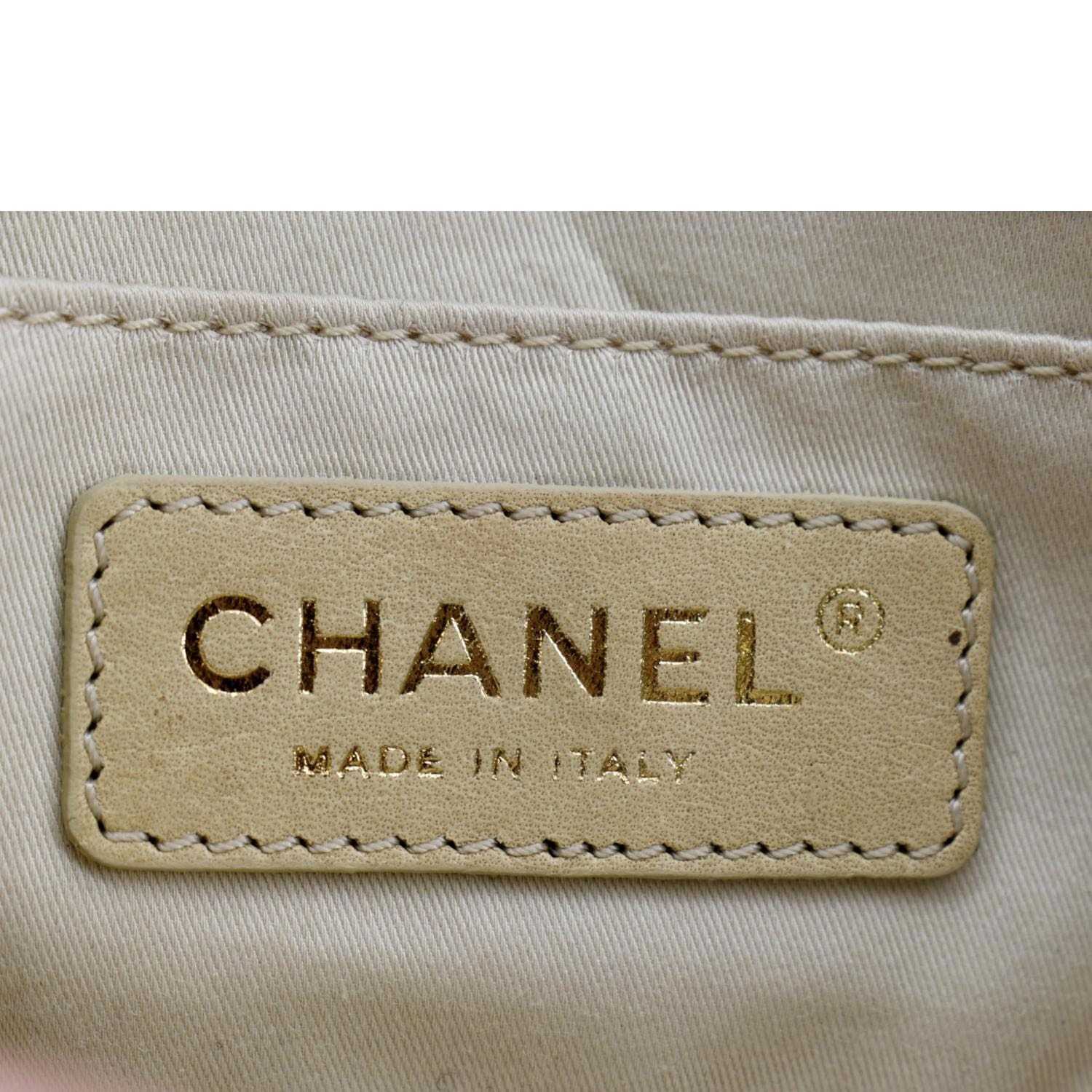 Chanel Marine Charms Mini Quilted Leather Crossbody Bag Dark Beige