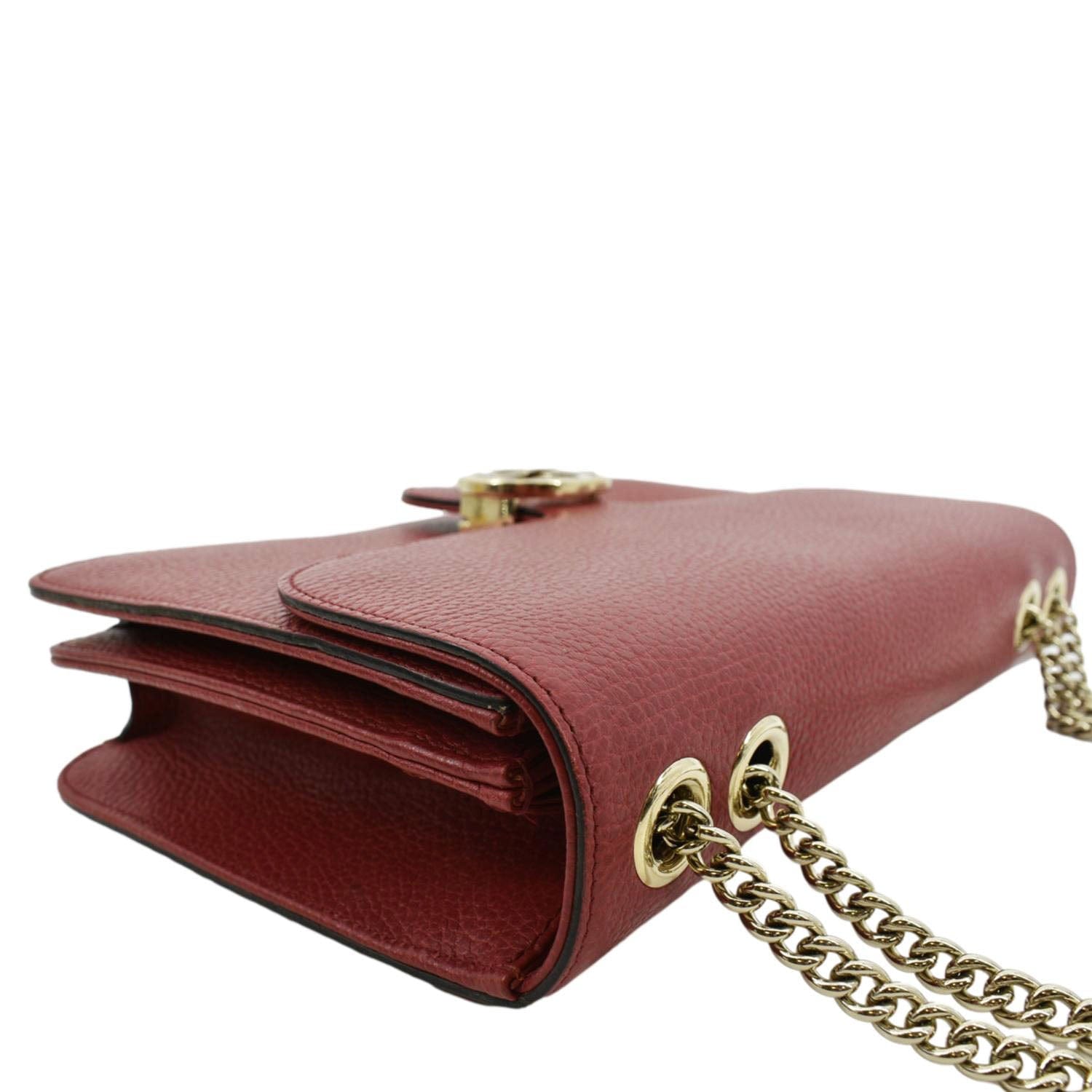 Gucci Interlocking GG Calfskin Leather Crossbody Bag