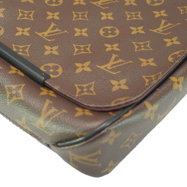 LOUIS VUITTON District PM Monogram Canvas Messenger Bag Brown