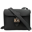 HERMES Togo Sac A Depeches 21 Calfskin Leather Messenger Bag Noir