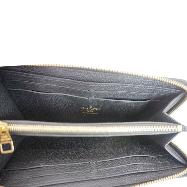 LOUIS VUITTON  Monogram Empreinte Leather Wallet Black