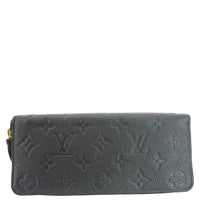 LOUIS VUITTON  Monogram Empreinte Leather Wallet Black