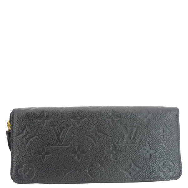 LOUIS VUITTON  Monogram Empreinte Leather Wallet Black