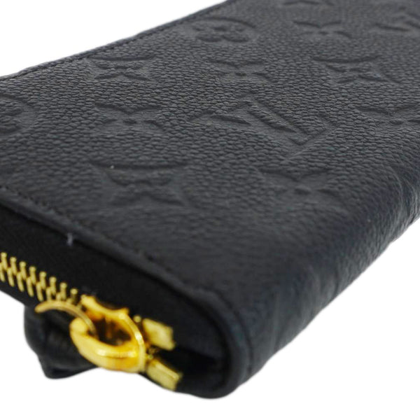 LOUIS VUITTON  Monogram Empreinte Leather Wallet Black