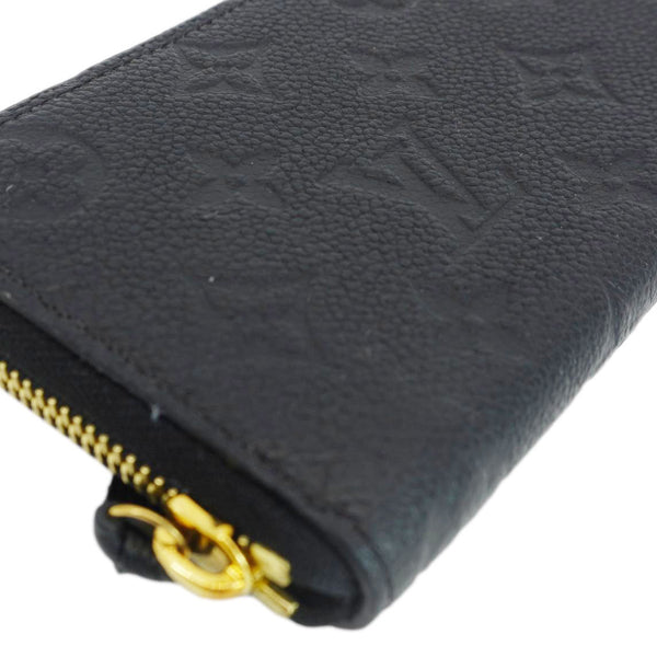 LOUIS VUITTON  Monogram Empreinte Leather Wallet Black