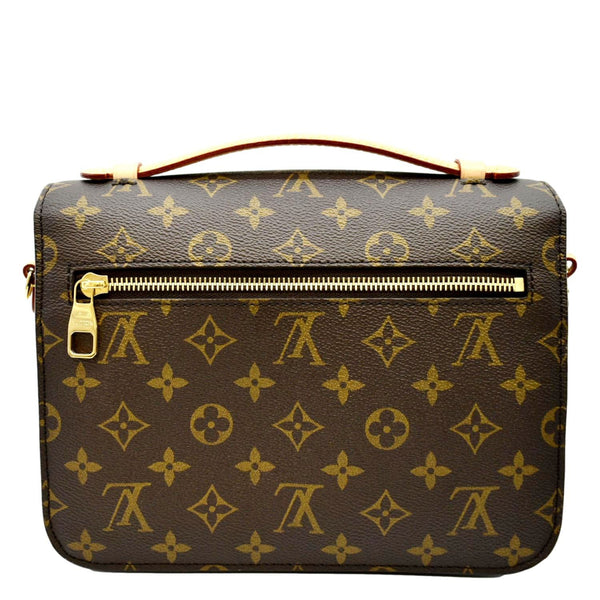 LOUIS VUITTON Metis Pochette Monogram Canvas Crossbody Bag Brown