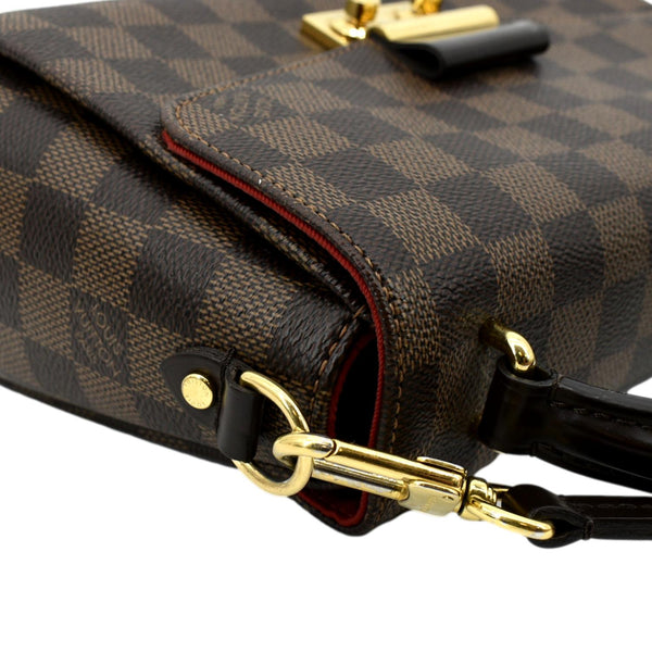 LOUIS VUITTON Croisette Damier Ebene Crossbody Bag Brown