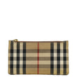 BURBERRY Vintage Check Canvas Coin Case Card Holder Beige