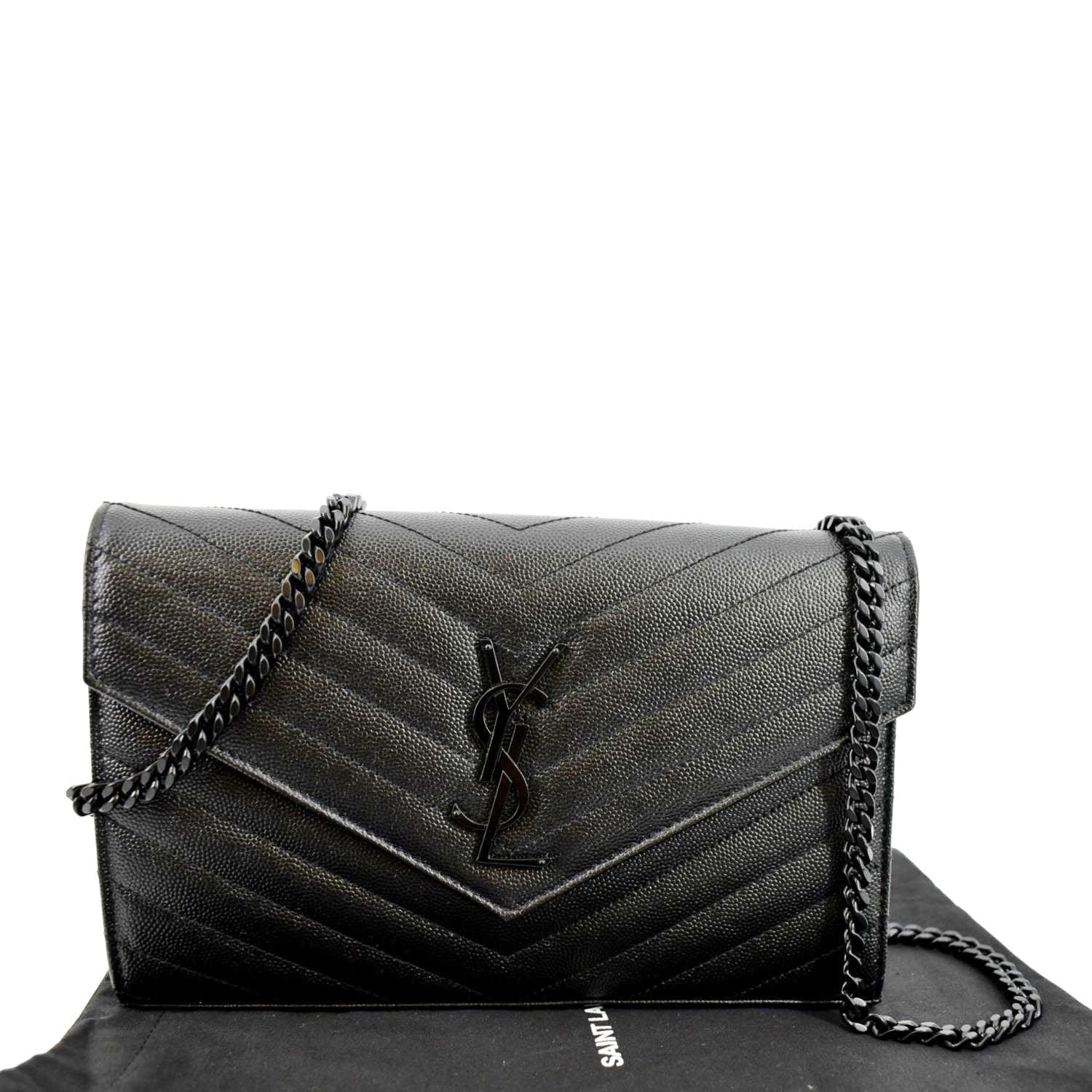 Black Yves Saint Laurent Wallet on a chain crossbody Handbag :  r/Highqualityreplica