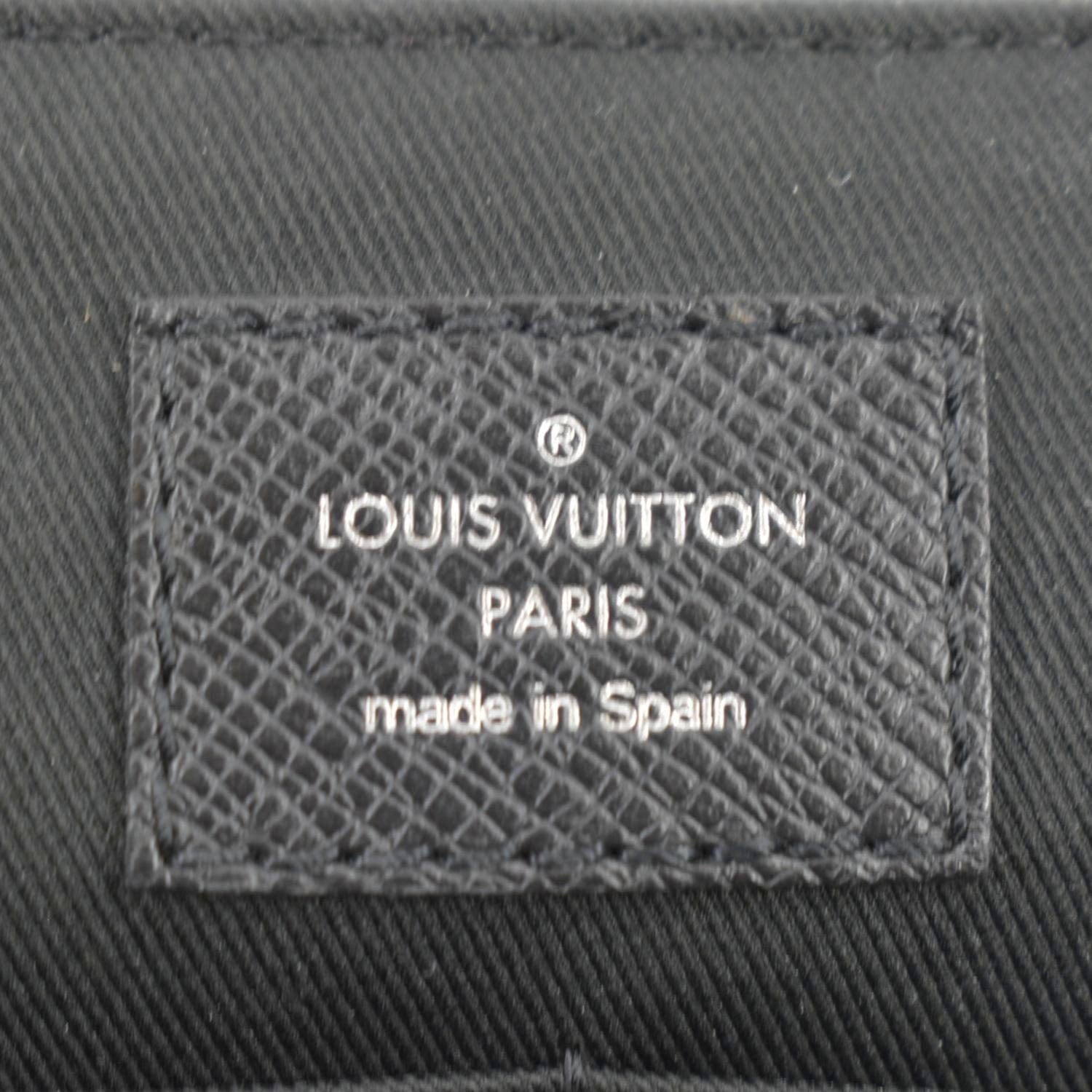 Louis Vuitton Black Taigarama & Monogram Eclipse Canvas Outdoor