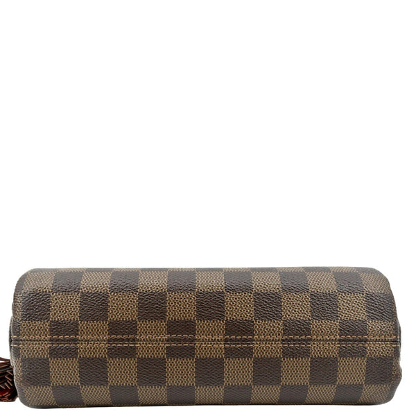 LOUIS VUITTON Croisette Damier Ebene Crossbody Bag Brown