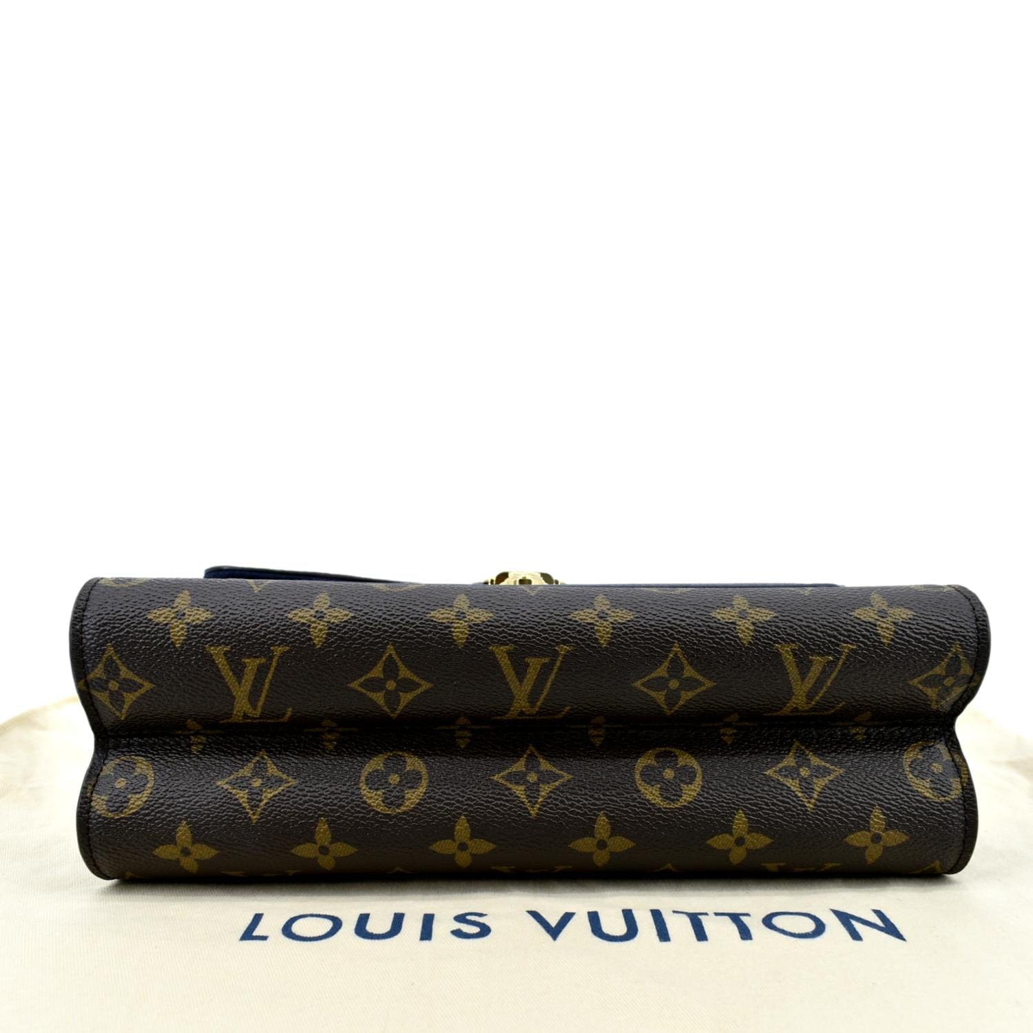 Louis Vuitton LV Women Victoire Chain Bag in Monogram Coated Canvas-Navy -  LULUX