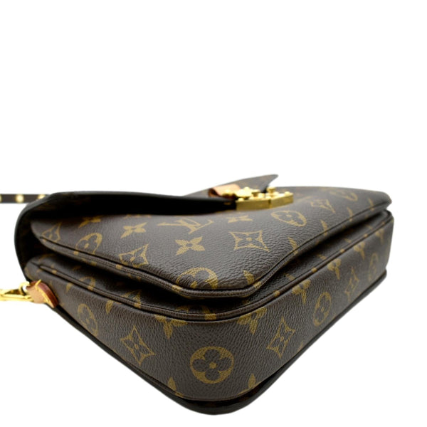 LOUIS VUITTON Metis Pochette Monogram Canvas Crossbody Bag Brown