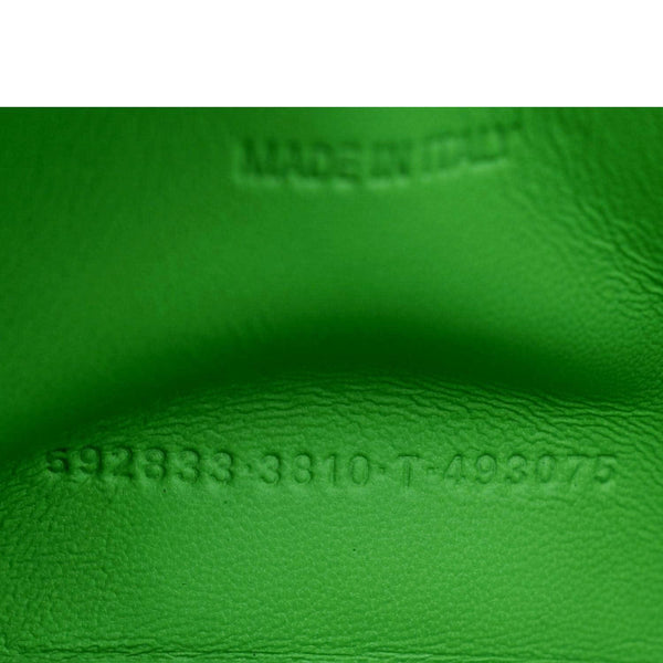 BALENCIAGA Small Hourglass Crocodile Embossed Top Handle Shoulder Bag Green