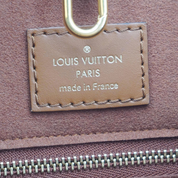 LOUIS VUITTON Fold Monogram Canvas Tote Bag Red