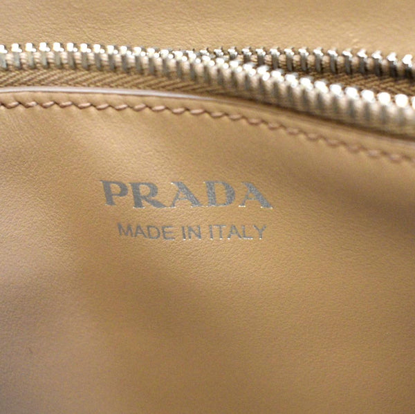 PRADA Monochrome Saffiano Leather Small Tote Bag Dusty Pink