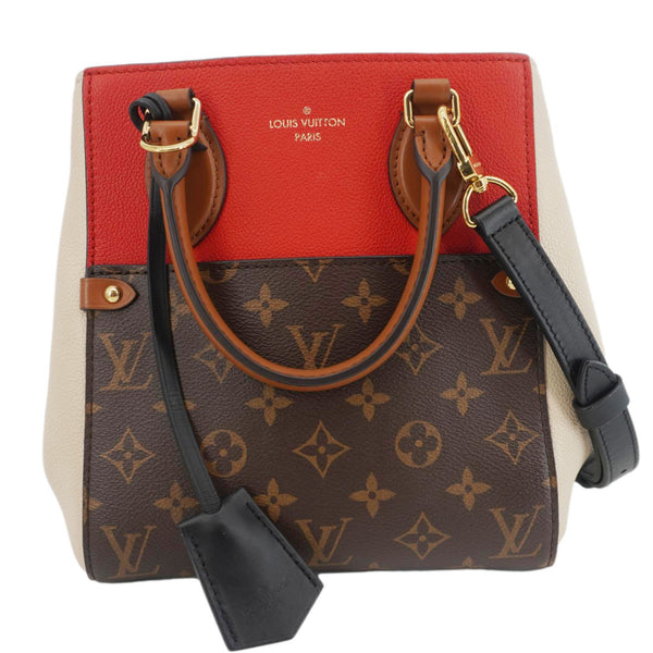 LOUIS VUITTON Fold Monogram Canvas Tote Bag Red