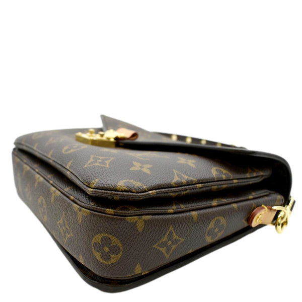 LOUIS VUITTON Metis Pochette Monogram Canvas Crossbody Bag Brown