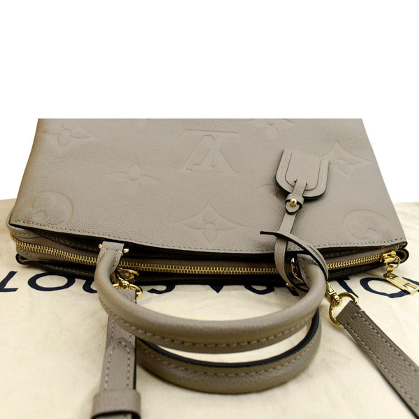 LOUIS VUITTON Grand Palais Monogram Empreinte Leather Shoulder Bag Tourterelle