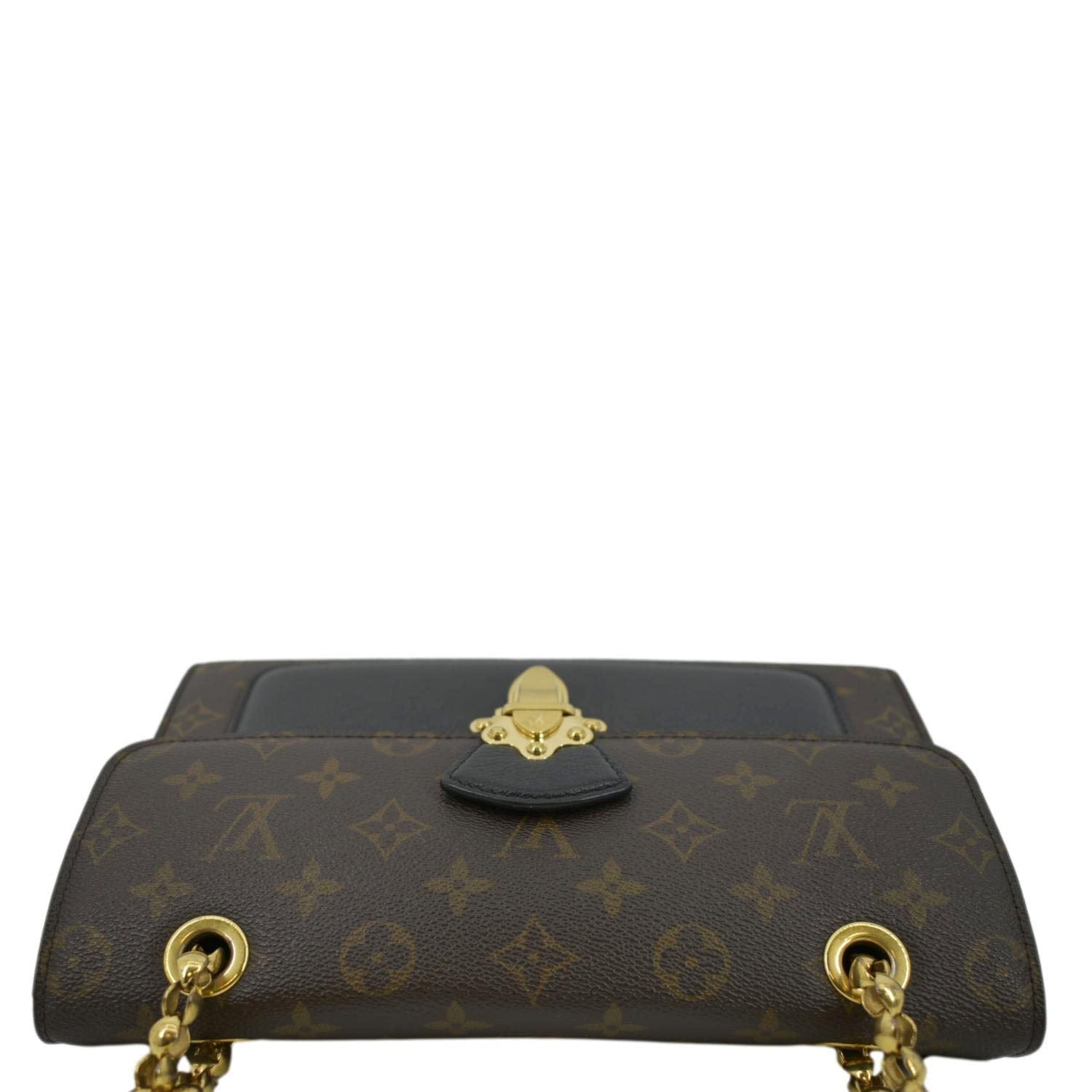 Victoire leather crossbody bag Louis Vuitton Black in Leather